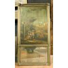 specc252 - mirror with painting on canvas, epoch &#39;800, cm 76 xh 143     
