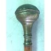Ceremonial stick &#39;bronze&#39;, in bronze with barrel in rattan.     