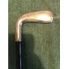 Bastone da giocatore di golf con impugnatura in argento.Canna in palissandro.Italia.