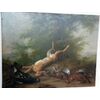oil painting on canvas 112x150 cm attributed to a French painter of the mid-eighteenth century.     