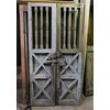   ptl504 - portoncino/ cancelletto con colonne tornite, ep. '500, cm l 106 x h 211 