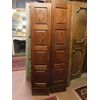 pts696 - pair of double swing doors, in cherry, cm l 82 xh 201     