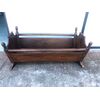 Walnut cradle.     