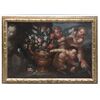 Natura Morta con Putti e fiori, Roma, fine '600