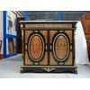 Credenza Boulle a due porte restaurata con bronzi 1880 Napoleone III Francia