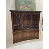 Libreria curva stile vittoriana inglese H 182  178x45