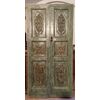 Sardinian door carved and lacquered     