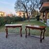 Coppia di Consolles in Noce del ‘700 Luigi XV Veneziane