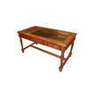 Scrivania francese del 1800 stile Luigi Filippo in legno di rovere