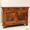Antica Credenza cappuccina Luigi Filippo in noce - epoca '800