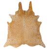 Golden cowhide rug - no. 1280 -