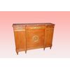 Credenza francese stile Impero del 1800 in citronwood con marmo e bronzi