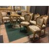 PANC159 - Salotto in legno dorato, epoca '800, misure diverse