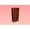 Bellissimo Secretaire transizione francese del 1800 in mogano e palissandro riccamente intarsiato