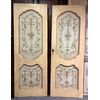 PTS884 - N. 2 porte in legno laccato, epoca '700, misure cm L 75 x H 211