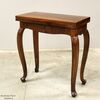 Antico tavolino console Luigi XV in noce intarsiato - Italia epoca '700