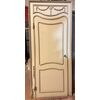 PTL694 - Porta in legno verniciata, con telaio, epoca '700, luce cm L 85 x H 209