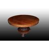 Grande Tavolo Circolare a vela stile Regency di inizio 1800 in legno di mogano