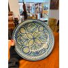 Antico piatto in maiolica dipinta, Marocco XIX sec., D 32 cm