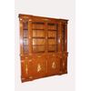 Grande Libreria Francese stile Impero 1800 in radica con bronzi dorati