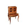 Cabinet francese della prima metà del 1800 stile Luigi XV riccamente intarsiato