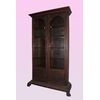 Grande libreria vetrina Cinese del 1800 riccamente intagliata