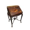 Ribaltina del 1700 stile Chippendale intarsiata inglese
