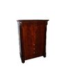 Secretaire francese del 1800 stile Impero in legno di mogano e piuma di mogano