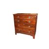 Comò inglese stile Regency in legno di mogano con intarsi XIX secolo