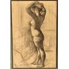 Nudo femminile in piedi.