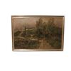 Olio su tela Olandese del 1800 raffigurante Scena campestre firmato Marinus Harting 1815 - 1861