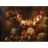 Natura morta con festone di fiori e frutta, Aniello Ascione (Napoli, notizie dal 1680 al 1708)