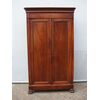 ARMADIO IN NOCE A DUE PORTE PICCOLO EPOCA 800  cm L114xP46xH211