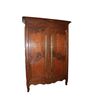 Armadio Provenzale Francese di fine 1700 2 ante riccamente intagliate in legno di rovere