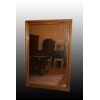 Grande specchiera francese stile Luigi XVI in legno dorato del 1800
