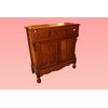 Credenzino Biedermeier in piuma di mogano del 1800 