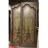 PTL695 - Grande porta laccata, a due battenti, epoca '700, misure cm L 210 x H 283