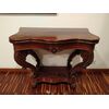 Consolle tavolino da gioco stile Luigi Filippo francese del 1800 in mogano