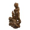Putti con cigno, terracotta