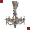 LAMPADARIO CON CRISTALLI LUIGI FILIPPO PRIMA META’ XIX SECOLO