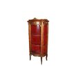 Vetrina francese stile Transizione del 1800 in mogano con ricchi Bronzi