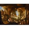 Diana e le ninfe in una grotta, Jacques Muller (Utrecht 1630 - 1680) Firmato: ‘J. Muller f(ecit).’