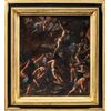 Maestro toscano (XVII sec.) - Innalzamento della croce.
