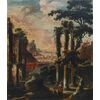 Bottega di Johann Anton Eismann (1604-1698)  Paesaggio con rovine e figure