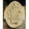 DARS668 - Stemma/ scudo in pietra, epoca '7/800, misure cm L 48 x H 60 x P 15