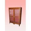 Bellissima vetrina francese del 1800 stile Luigi XVI in legno di mogano