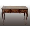 Bellissima scrivania Scrivaniola scrivania francese stile Luigi XV di inizio 1800 riccamente intarsiata