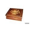 Piccola scatola francese del 1800 in legno di palissandro intarsiata