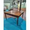 Bellissimo tavolo quadrato in noce - 143 x 143 cm - Metà '800