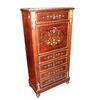 Secretaire Napoleone III in legno di mogano Riccamente intarsiato in Madreperla